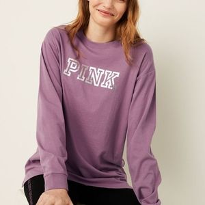 PINK Campus Long Sleeve Tee NWT